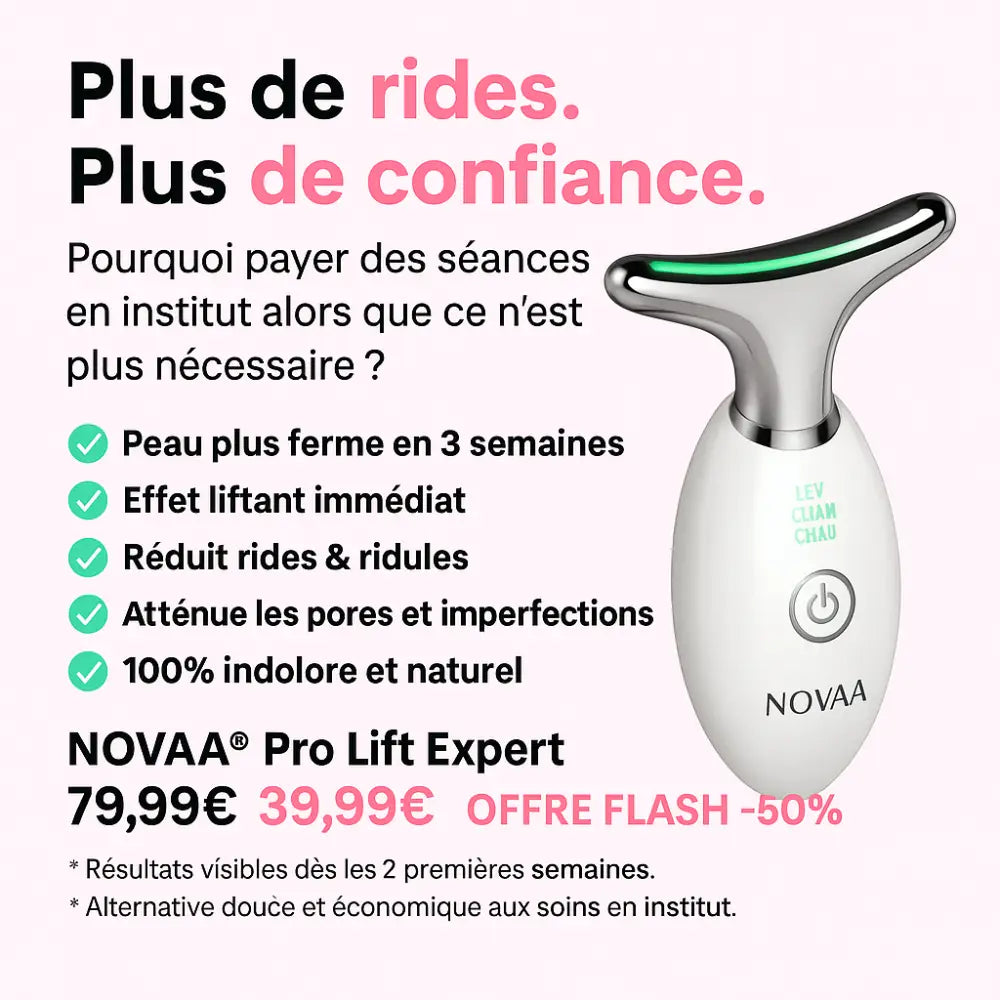 Sculpteur Facial – Anti-Rides & Lift Visage | Novaa® Pro Lift Expert
